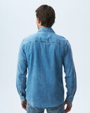 CHEMISE EN JEAN WESTERN COUPE SLIM