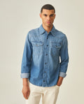 Men´s Slim Denim Shirt - Blue 63_312H000_AZU184140_3