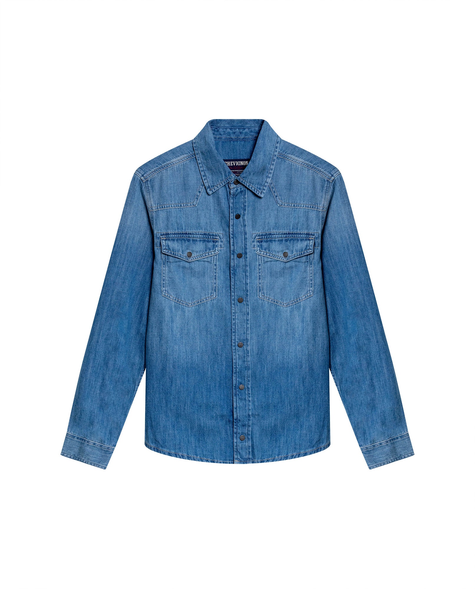 Men´s Slim Denim Shirt - Blue 63_312H000_AZU184140_4
