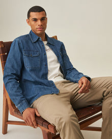 Men´s Slim Denim Shirt - Blue 63_312H001_AZU194052_3