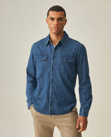 Men´s Slim Denim Shirt - Blue 63_312H001_AZU194052_5