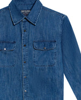 Men´s Slim Denim Shirt - Blue 63_312H001_AZU194052_8