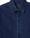 Mens Relaxed Fit Dark Denim Shirt - Special Collection - Blue 63_312H200_AZU193924_7