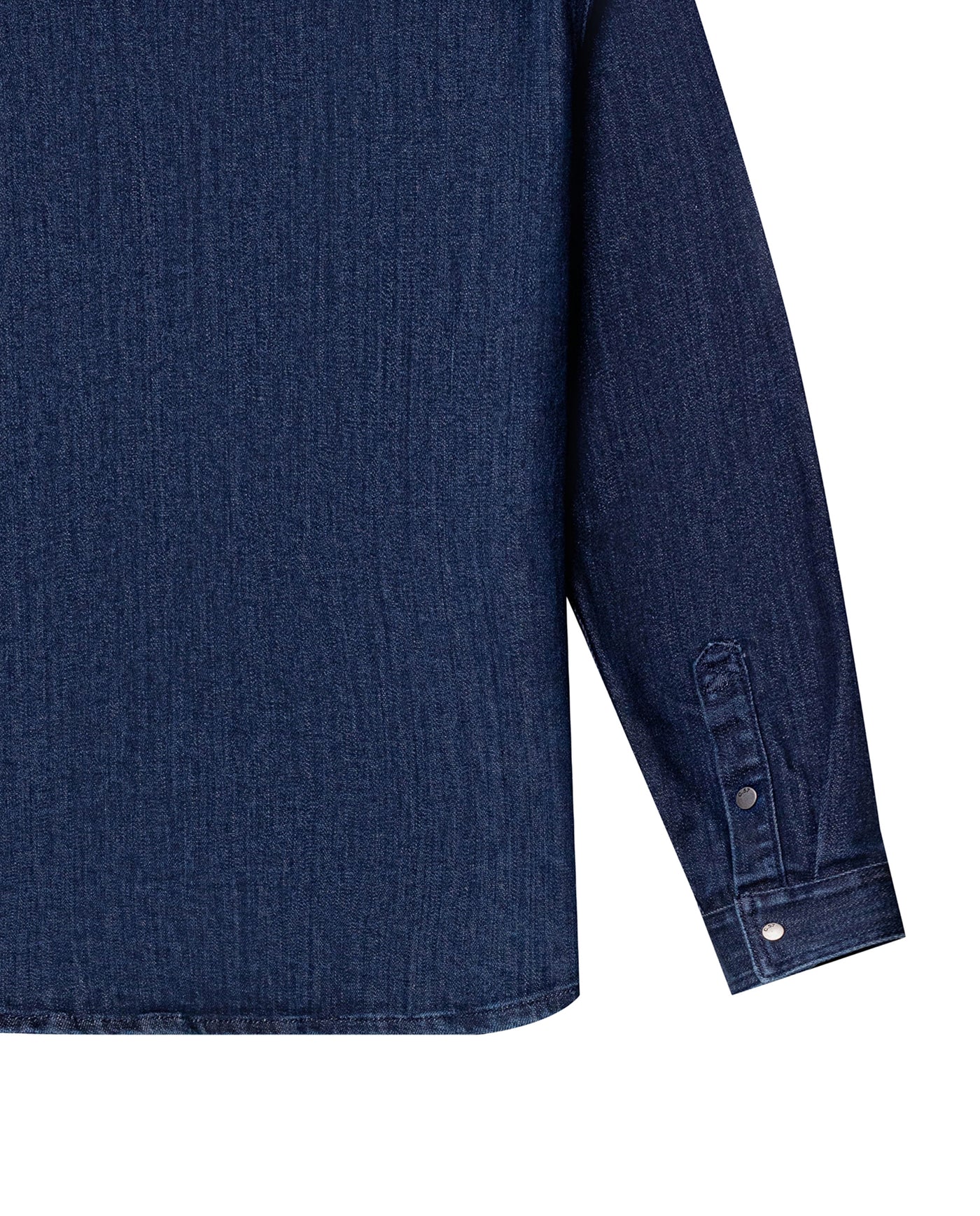 Mens Relaxed Fit Dark Denim Shirt - Special Collection - Blue 63_312H200_AZU193924_8