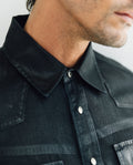 Mens Slim Fit Denim Shirt - Special Collection - Blue 63_312H202_AZU194052_6