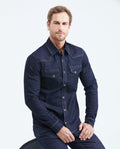 Men´s Slim Fit Denim Shirt - Blue 63_319F000_AZU194052_3