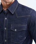 Men´s Slim Fit Denim Shirt - Blue 63_319F000_AZU194052_4