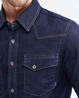 Men´s Slim Fit Denim Shirt - Blue 63_319F000_AZU194052_4