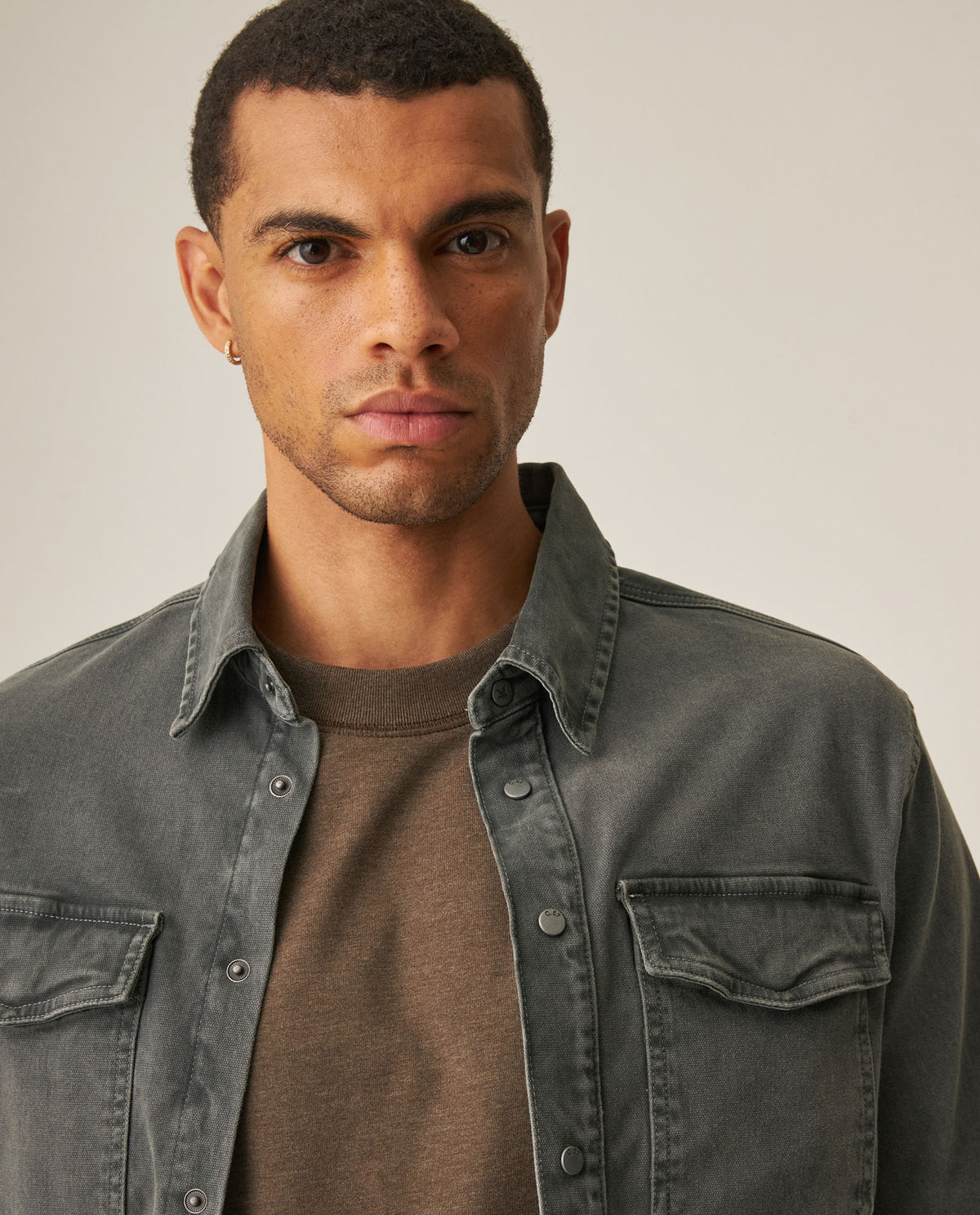 Men´s Denim Shacket - Gray 63_319H001_GRI194305_4