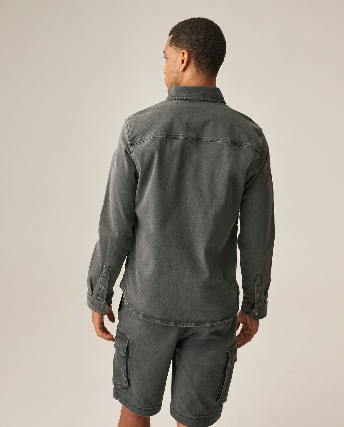 Men´s Denim Shacket - Gray 63_319H001_GRI194305_5