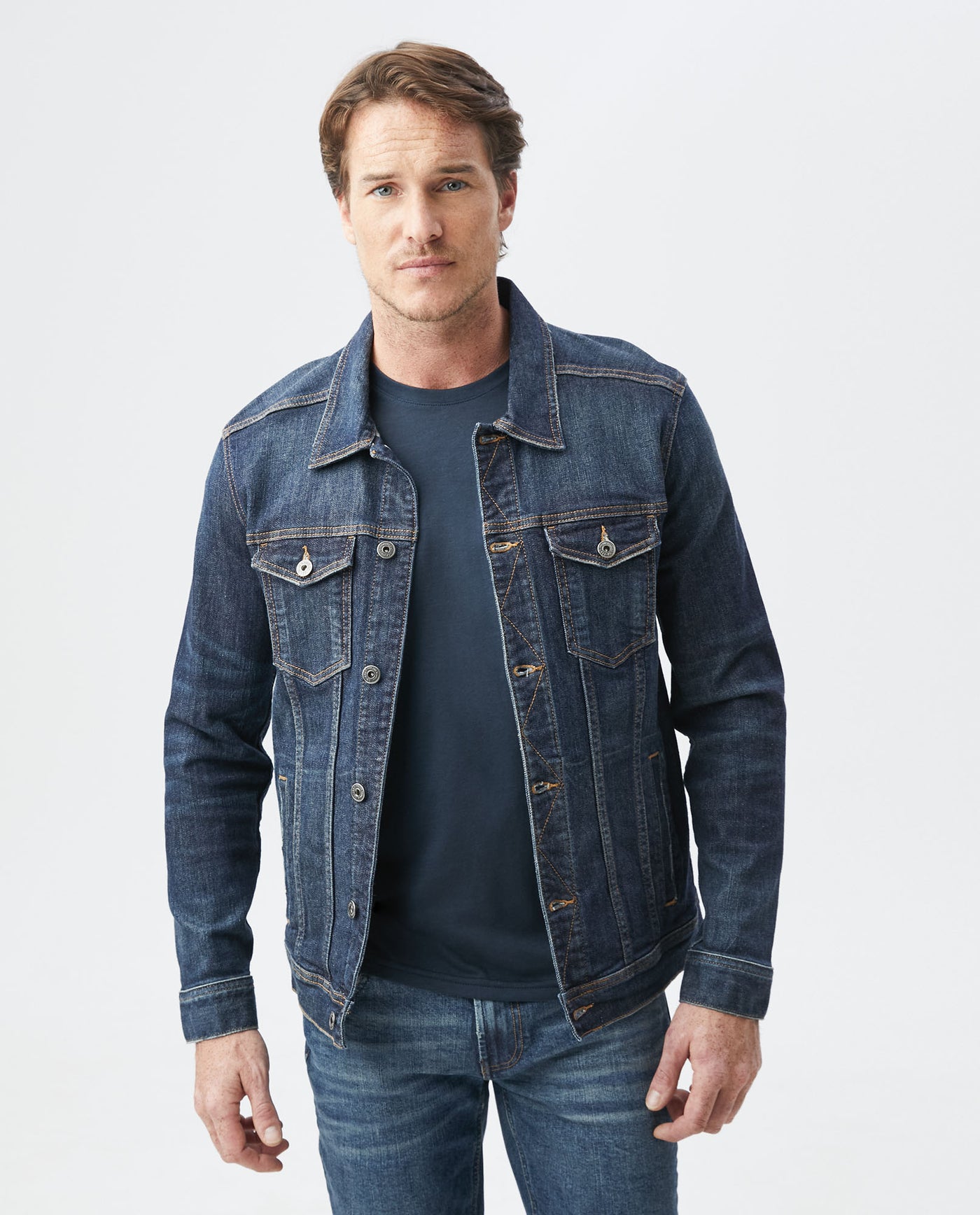 Men's Denim Jackets - Blue - 1