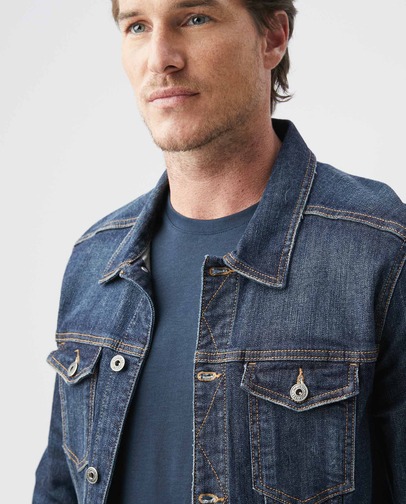 Men's Denim Jackets - Blue - 2