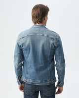 Men's Denim Jacket - Blue Medium Wash 320E001 - 4