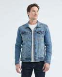 VESTE EN JEAN BLEU CLAIR