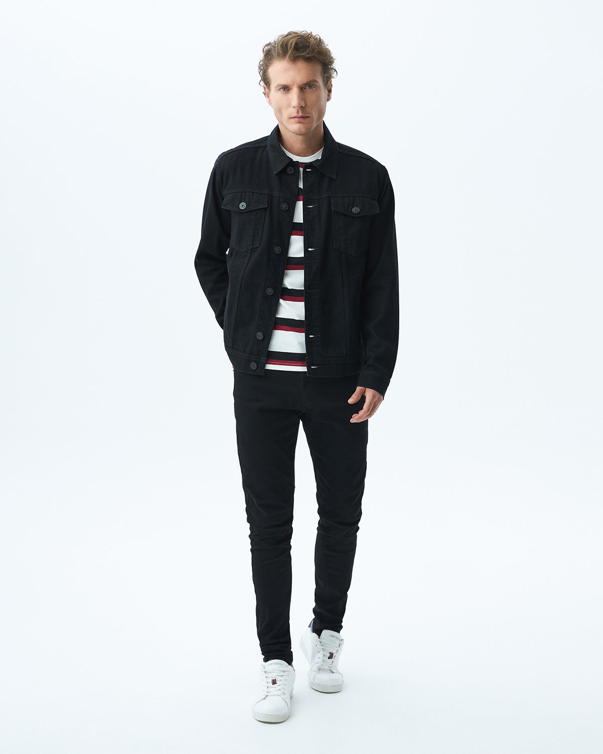 BLACK DENIM JACKET