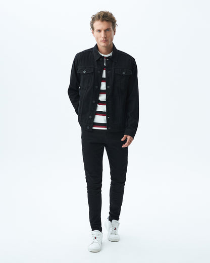 BLACK DENIM JACKET