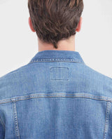 Men's Denim Trucker Jacket - Blue 320F001 - 6