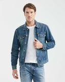 VESTE EN JEAN BLEU CLAIR