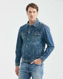 VESTE EN JEAN BLEU CLAIR