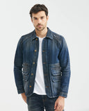 VESTE EN JEAN BLEU