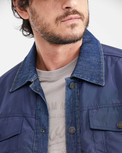TRUCKER MIX DENIM