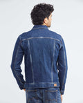 Men's Jacket Seam Distressing Bellows Pockets in Cotton Stretch Blend 322F001 - 5
