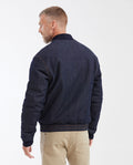 Dark Blue Denim Bomber Jacket for Men - Blue 322G001 - 5