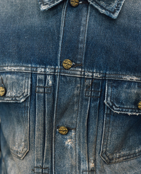 Mens Denim Trucker Jacket - Special Collection - Blue 63_322H200_AZU193924_3