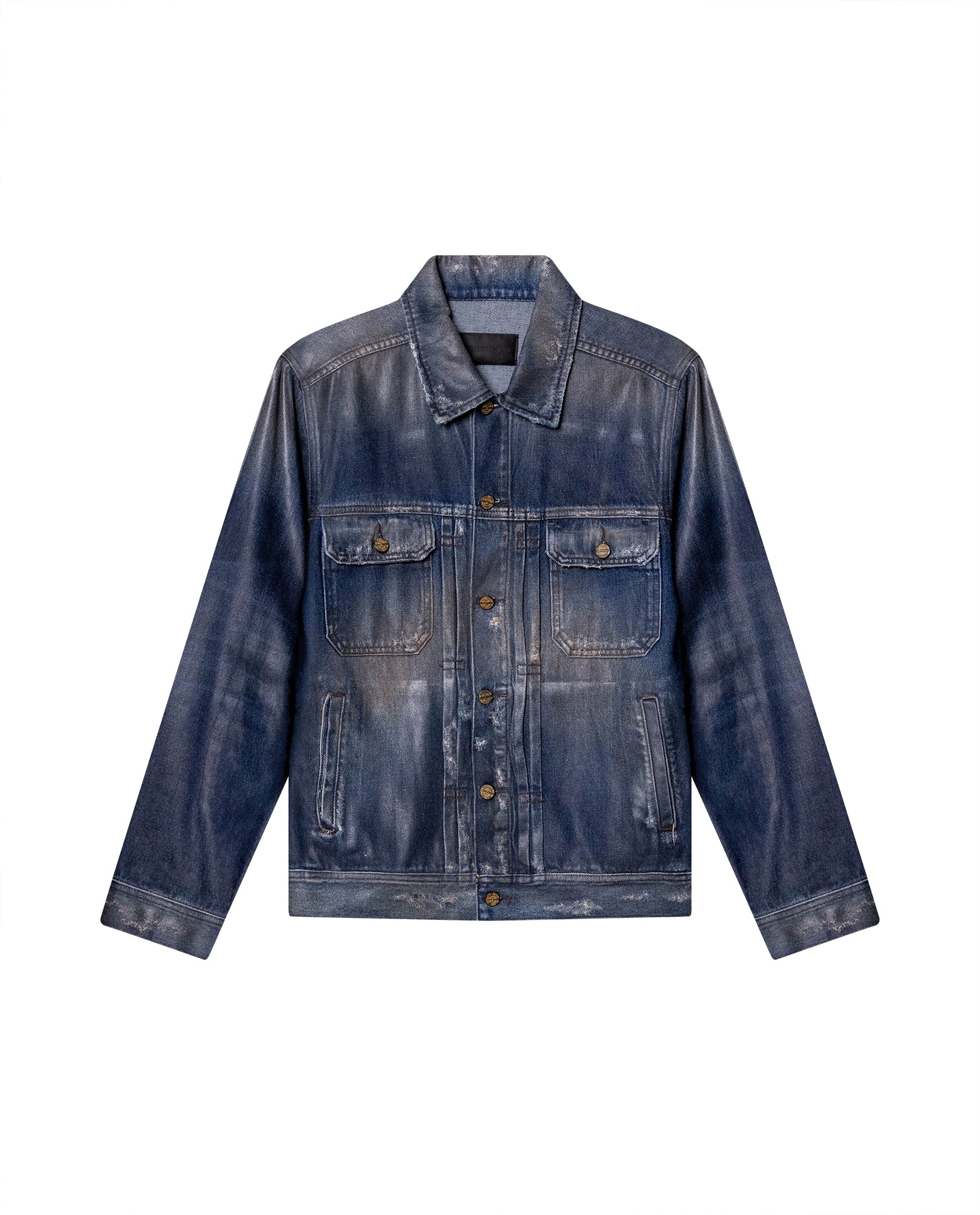 Mens Denim Trucker Jacket - Special Collection - Blue 63_322H200_AZU193924_4