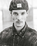 Mens Embroidered Denim Trucker Jacket - Special Collection - Blue 63_322H201_AZU194052_3