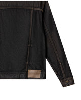 Mens Black Denim Trucker Jacket - Special Collection - Black 63_322H202_NEG194004_8