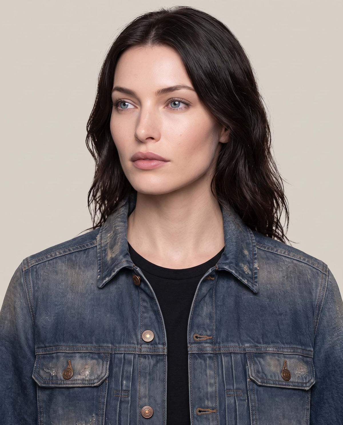 Men´s Denim Trucker Jacket - Blue 63_322H203_AZU193924_5