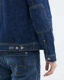 VESTE EN JEAN BLEU FONCÉ