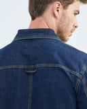 VESTE EN JEAN BLEU FONCÉ