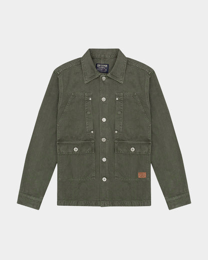 GREEN DENIM JACKET