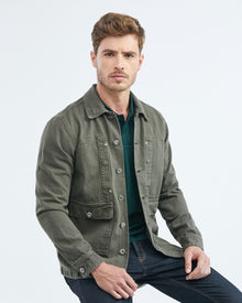 GREEN DENIM JACKET
