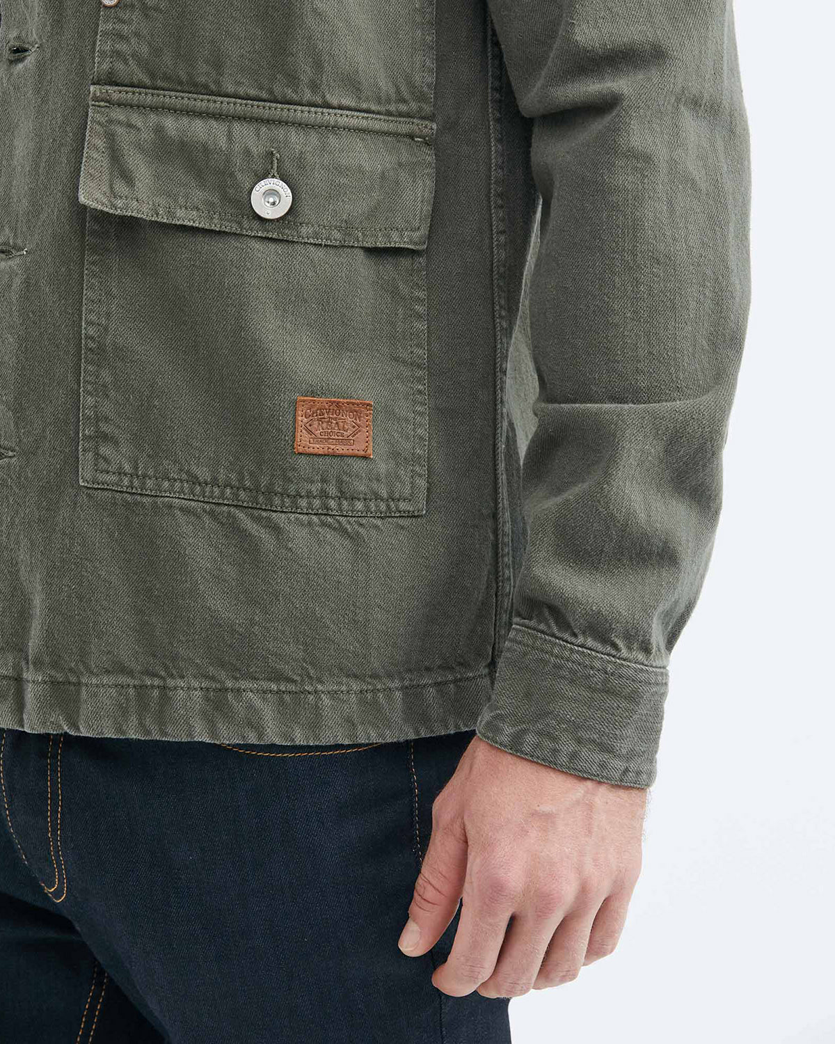 GREEN DENIM JACKET