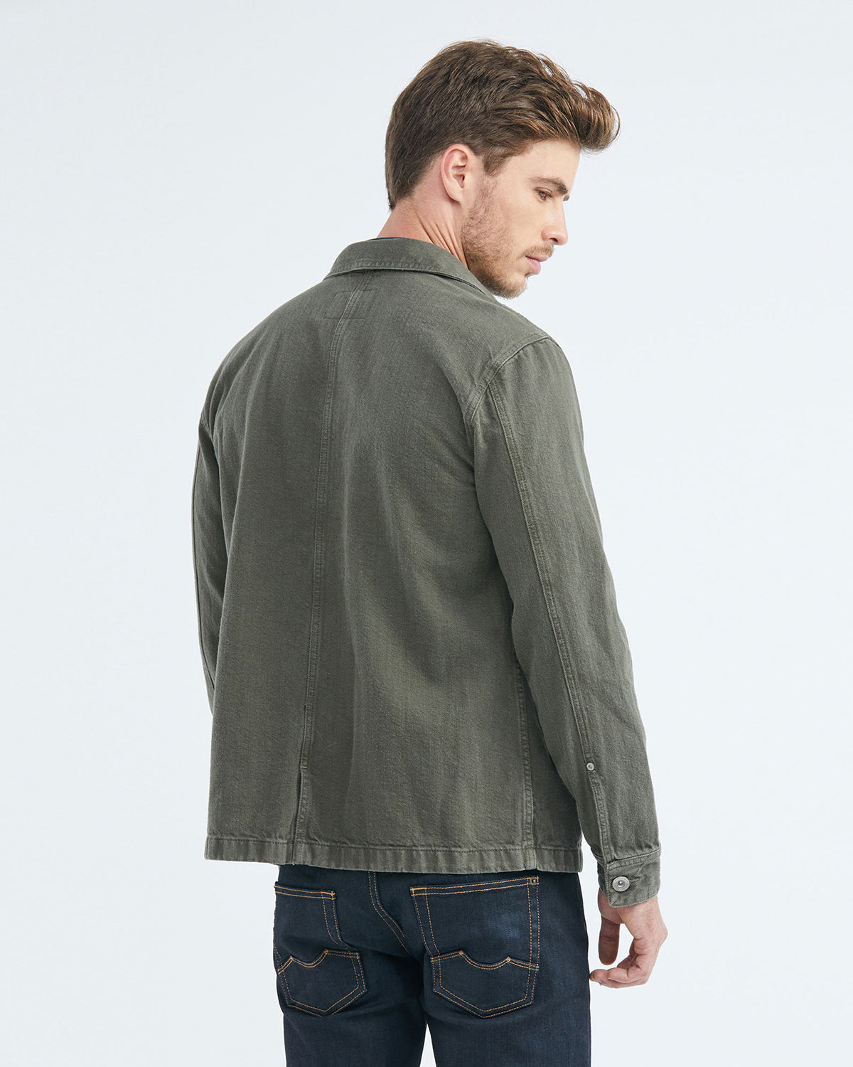 GREEN DENIM JACKET