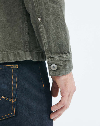 GREEN DENIM JACKET