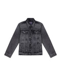 Men's Multi-Pocket Trucker Denim Jacket in Cotton-Viscose Blend, Tidemark 329G002 - 2