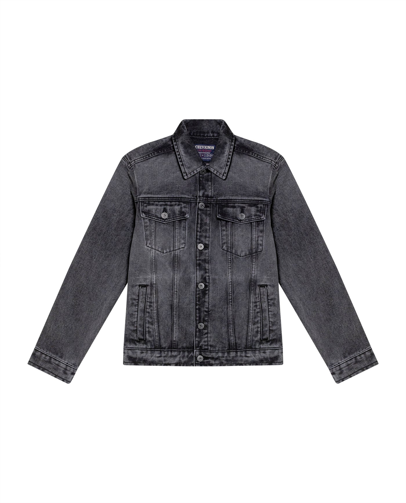 Men's Multi-Pocket Trucker Denim Jacket in Cotton-Viscose Blend, Tidemark 329G002 - 2