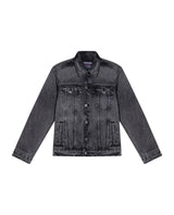 Men's Multi-Pocket Trucker Denim Jacket in Cotton-Viscose Blend, Tidemark 329G002 - 2