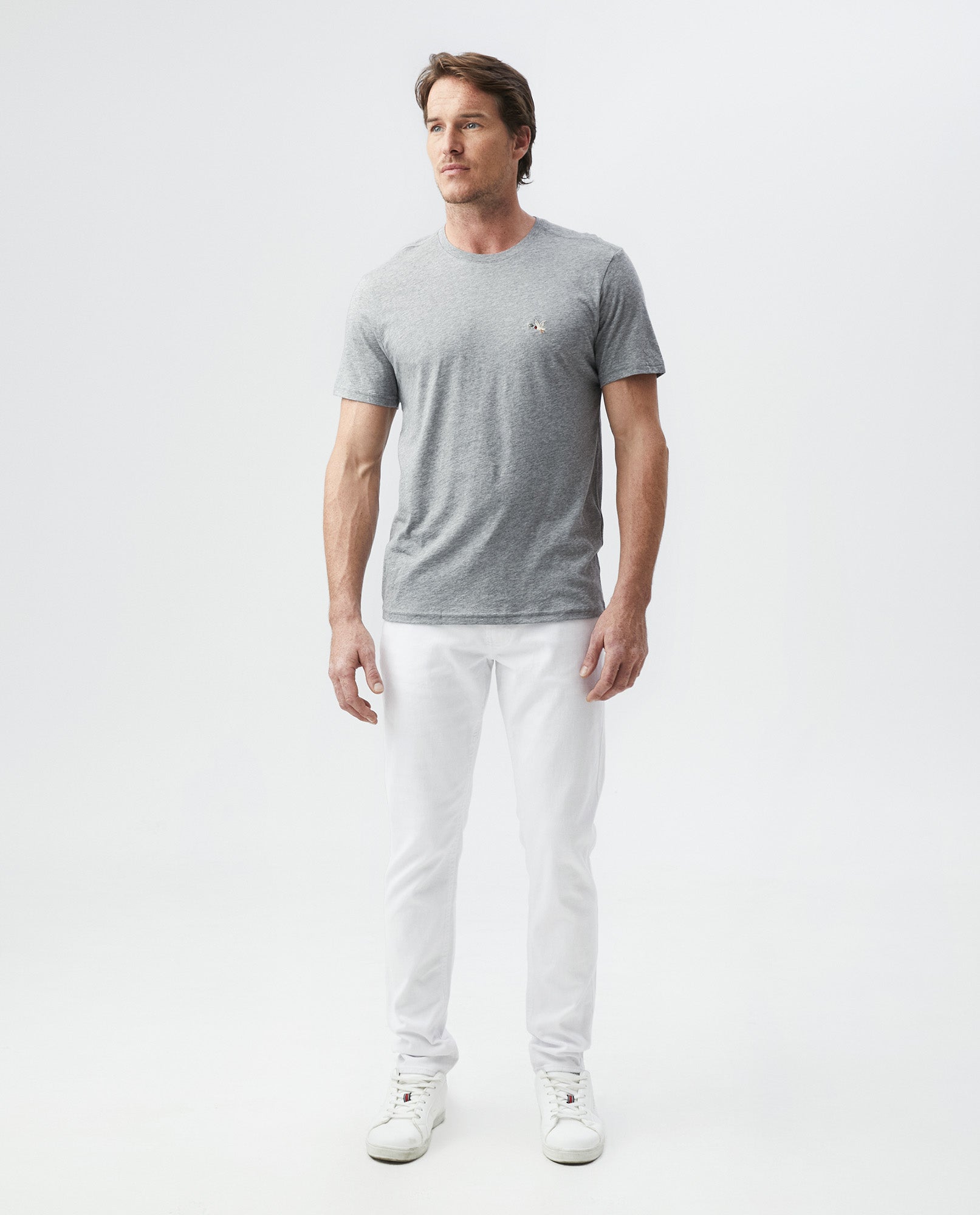Men's Jeans: Stretch Cotton 99/1 - White - 2
