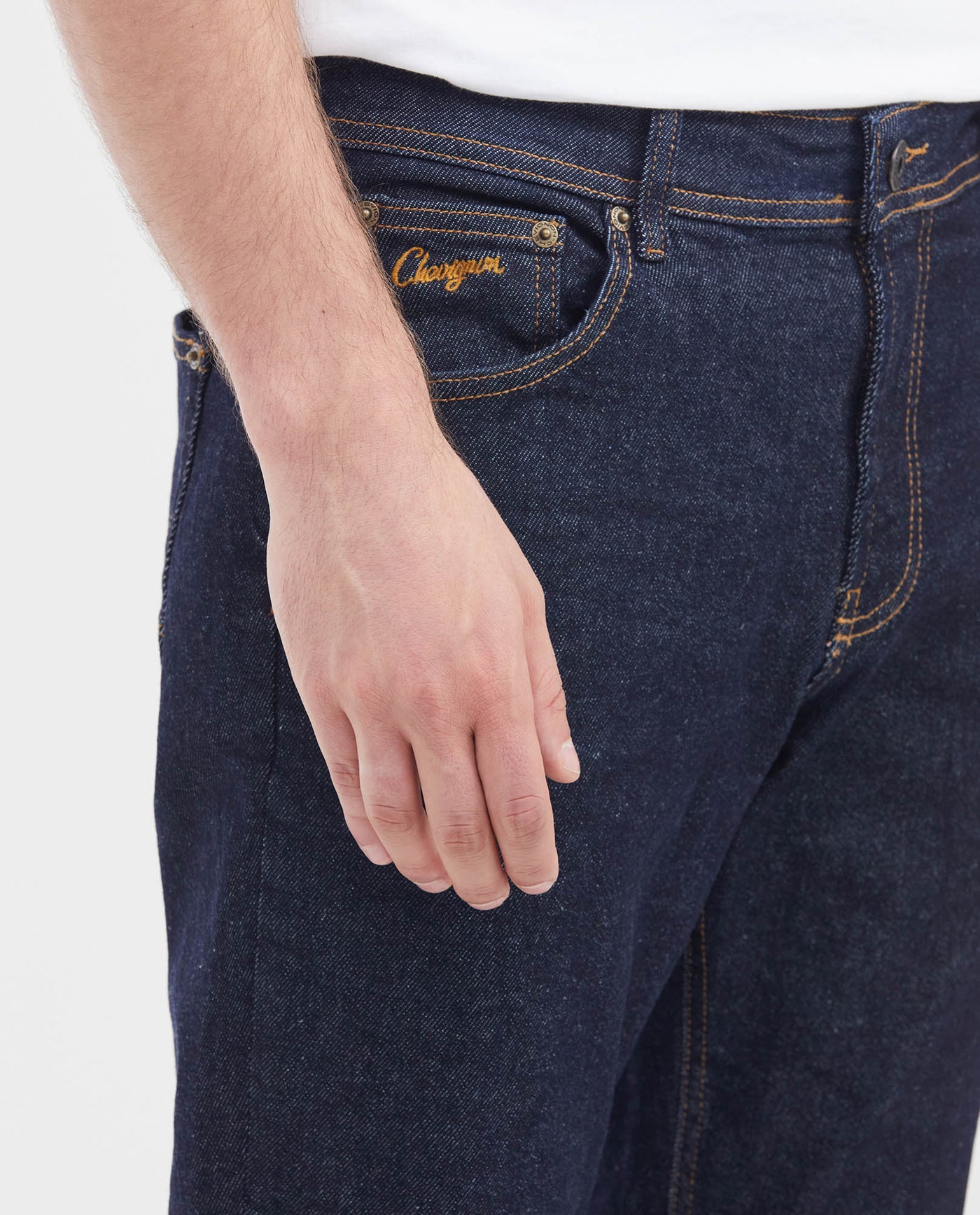 Men's Morrison Jeans Straight Fit Ultra Dark Recycled Cotton 330E010 - 3