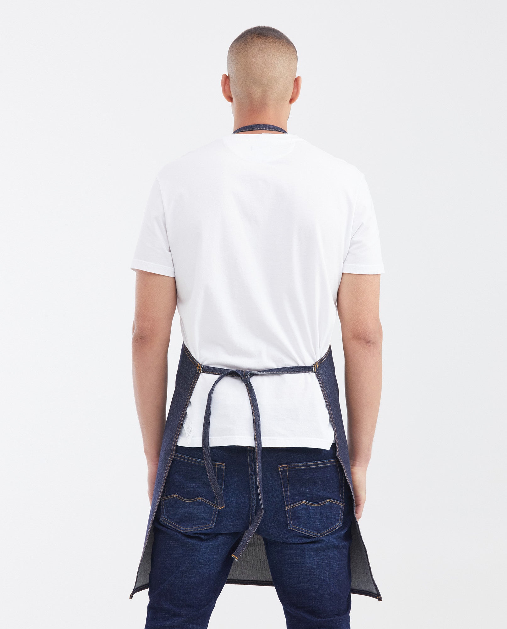 Unisex Denim Apron - Blue 330F000 - 4