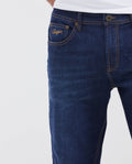 Men's Revenge Jeans Relaxed Bootcut High-Rise Dark Wash in Cotton-Recycled Polyester Blend 330F001 - 3