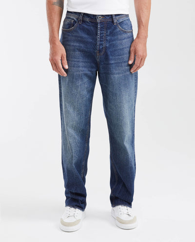 Men's Relaxed Fit Jeans - Blue 63_330G701_AZU184140_0