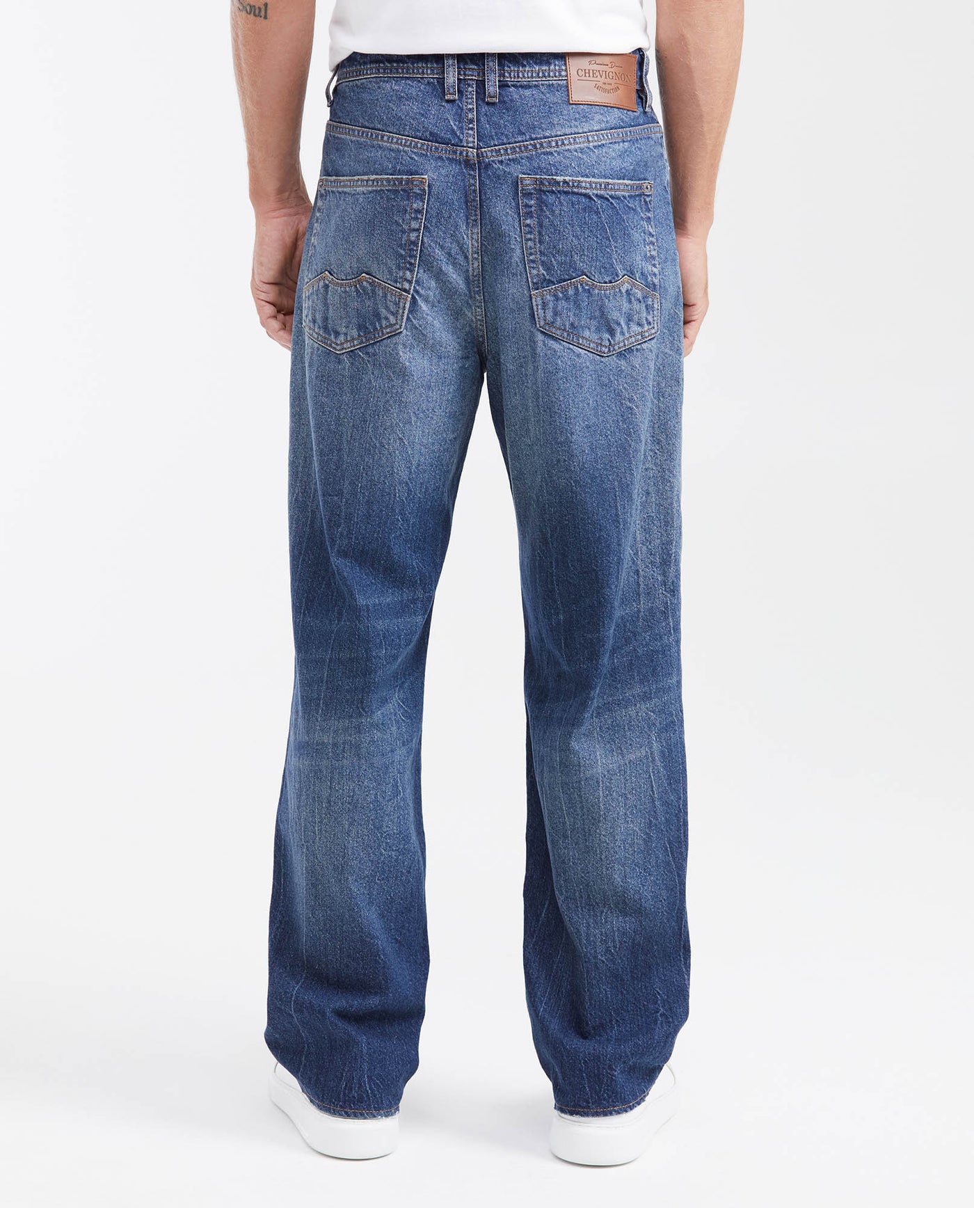 Men's Relaxed Fit Jeans - Blue 330G701 - 4