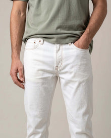 Men´s White Straight Jeans - Raw 63_330H004_CRU134403_3