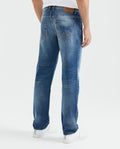 Men's Revenge Jeans Relaxed Fit High-Rise Medium Wash in Cotton-Tencel Blend - 4